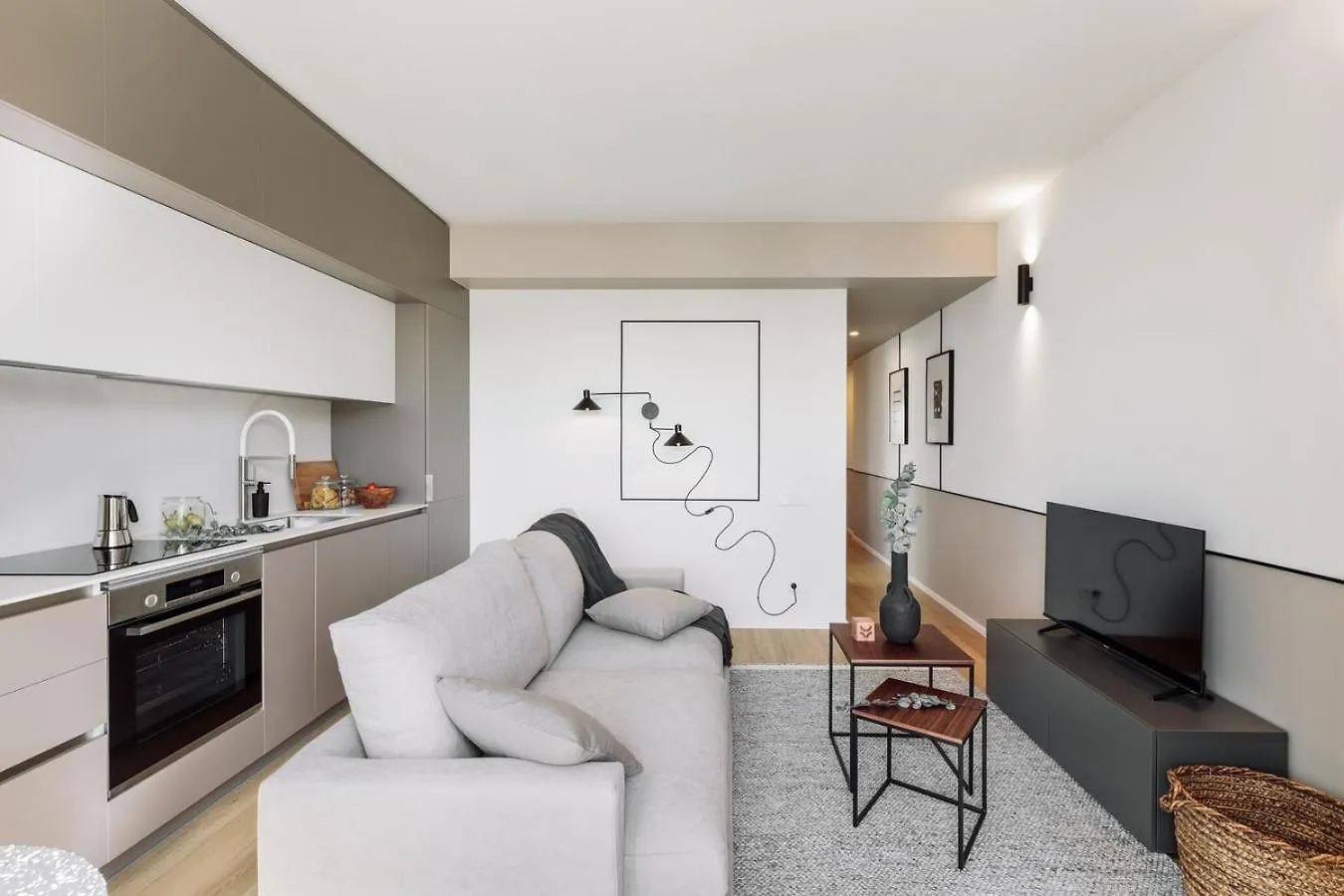 Serrat - 1 Bedroom And Office In Poblenou 바르셀로나 아파트