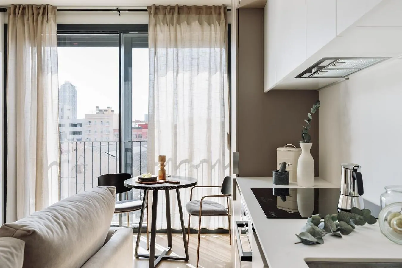 아파트 Serrat - 1 Bedroom And Office In Poblenou 바르셀로나 스페인